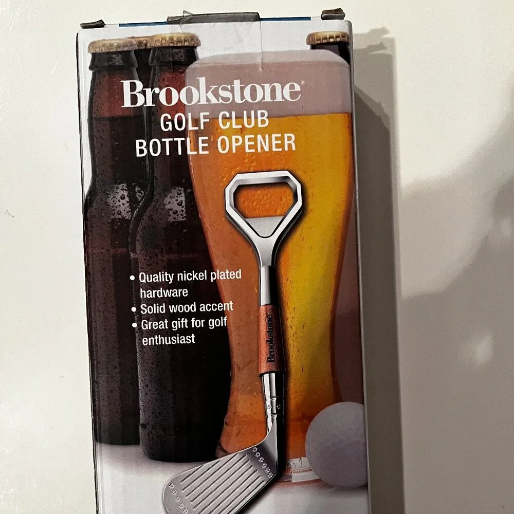 Golf Club Bottle Opener‎ by Brookstone  (new/h/x)